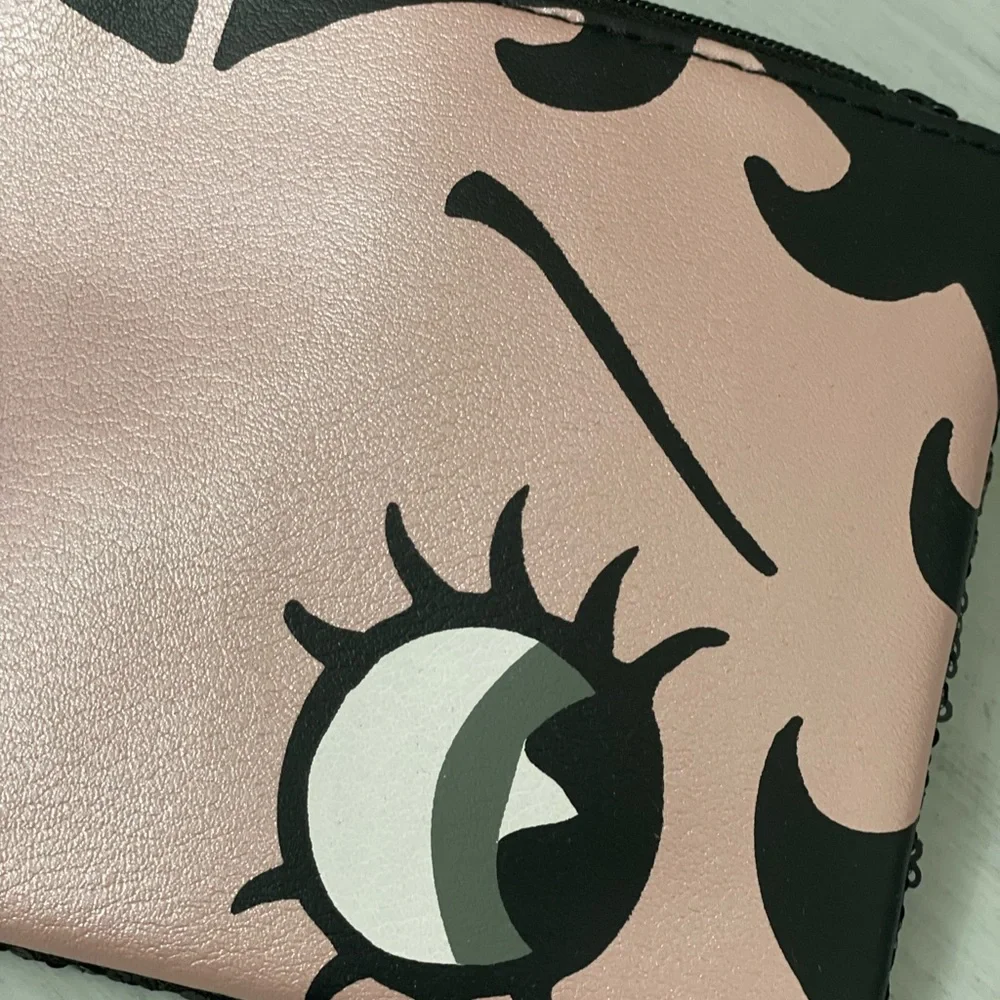 IPSY Betty Boop x Ipsy Cosmetic Case * Black Sequin Back * Black Lined Enclosure